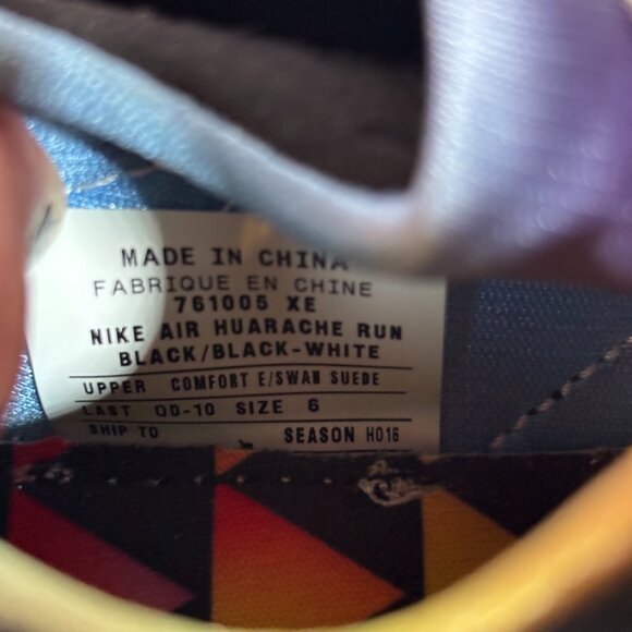 Nike Air Huarache Run Rainbow TEDx PDX Men’s 6 / W 7.5 - Picture 2 of 6
